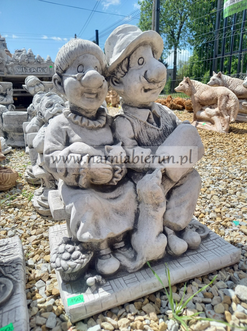 Figurki Do Ogrodu Babcia I Dziadek Figurka betonowa BABCIA I DZIADEK 48 cm > Narnia Bieruń > Najlepsze